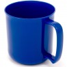 Blue glass cup