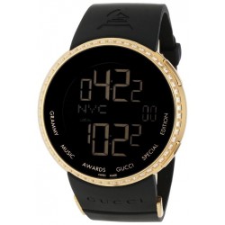 Gucci Men's YA114217 I-Gucci Digital GRAMMY Special Edition Black Watch
