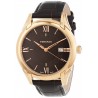 Versace Men's VFI030013 "Apollo" Rose Gold Ion-Plated Stainless Steel Dress Watch with Leather Band