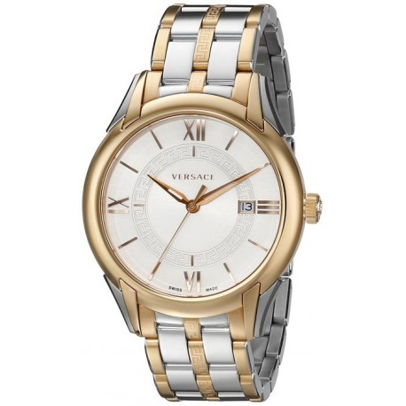 Versace Men's VFI050013 "Apollo" Rose Gold Ion-Plated and Stainless Steel Casual Watch