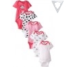 Gerber Baby-Girls Newborn Five-Pack Variety Onesies