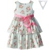 Laura Ashley London Little Girls' Tiered Skirt Dress