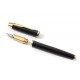 Parker IM Fountain Pen, Black Barrel, Gold Trim