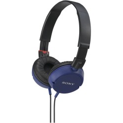 Sony MDR-ZX100/BLU ZX-Series Monitor Headphones, Blue